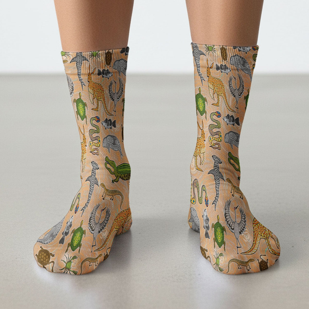 Crocodile Turtle Snake Nurse Socks