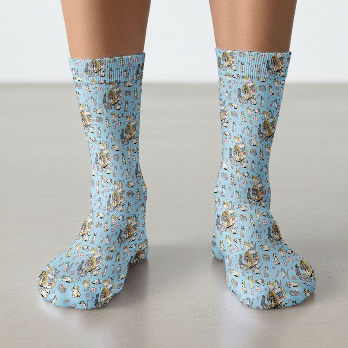 Cat Serotonin Booster Nurse Socks