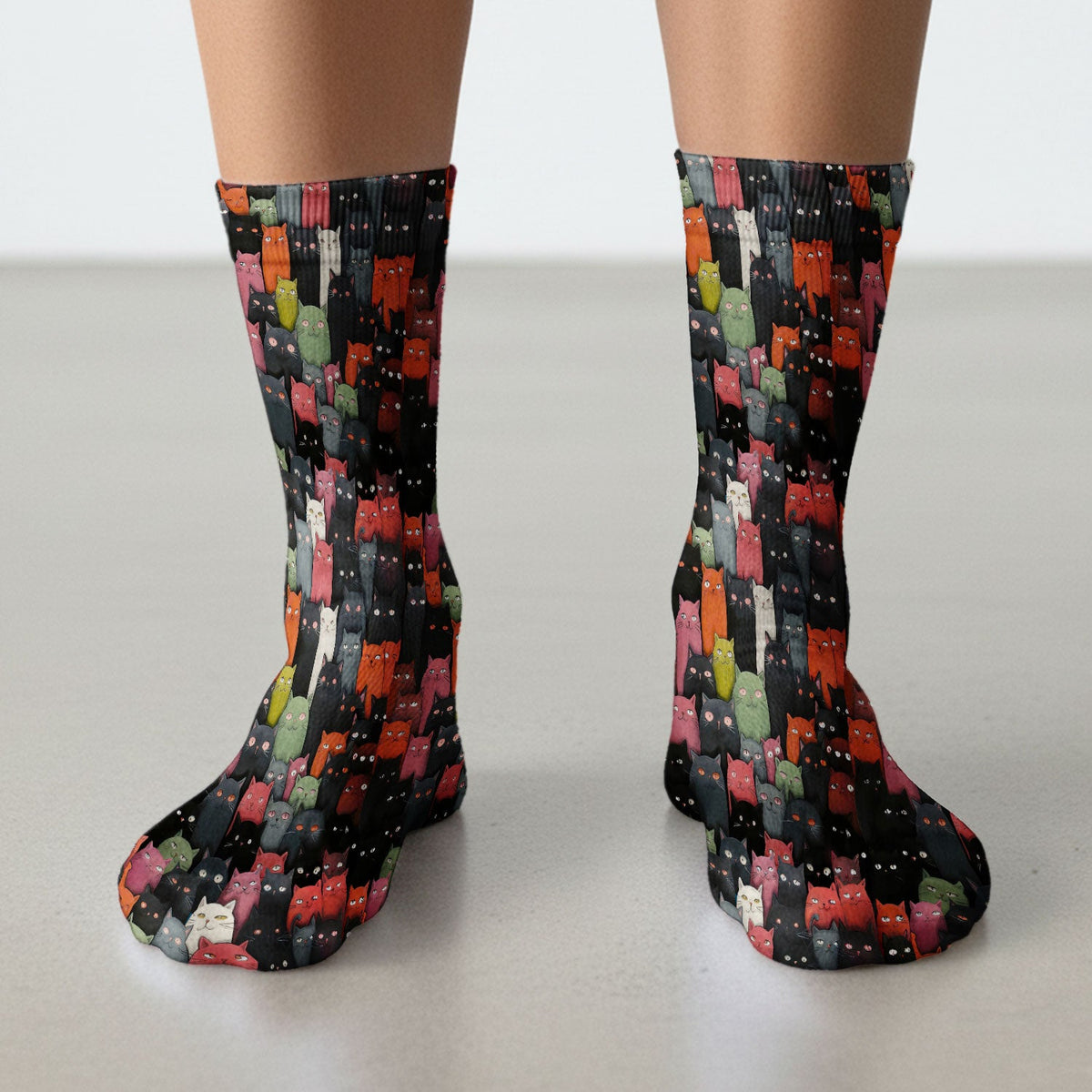Artistic Cat Nurse Socks
