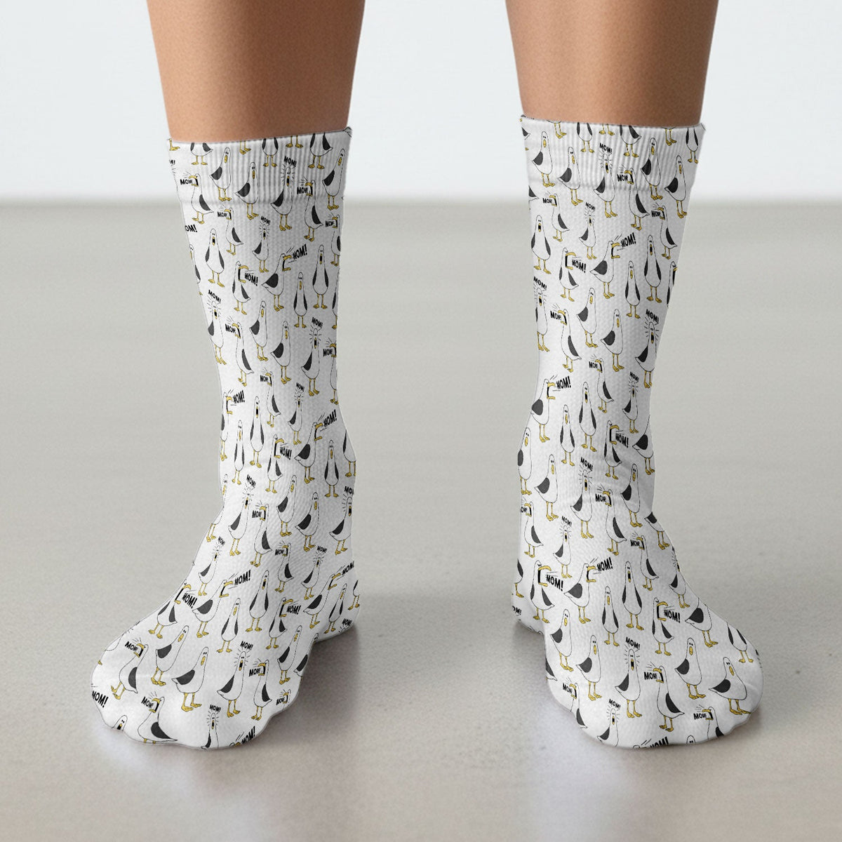 Seagull Mom Nurse Socks