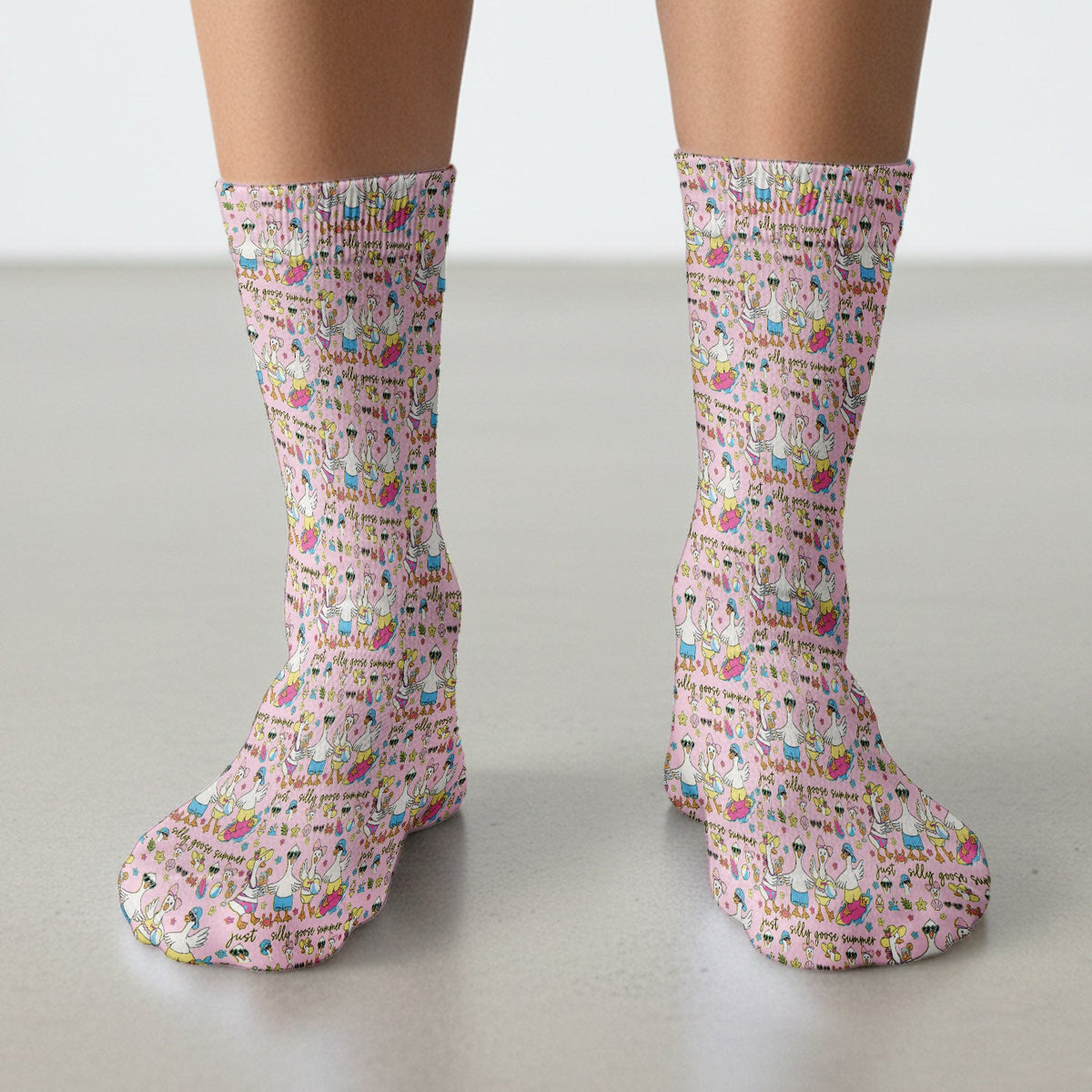 Silly Goose Summer Nurse Socks