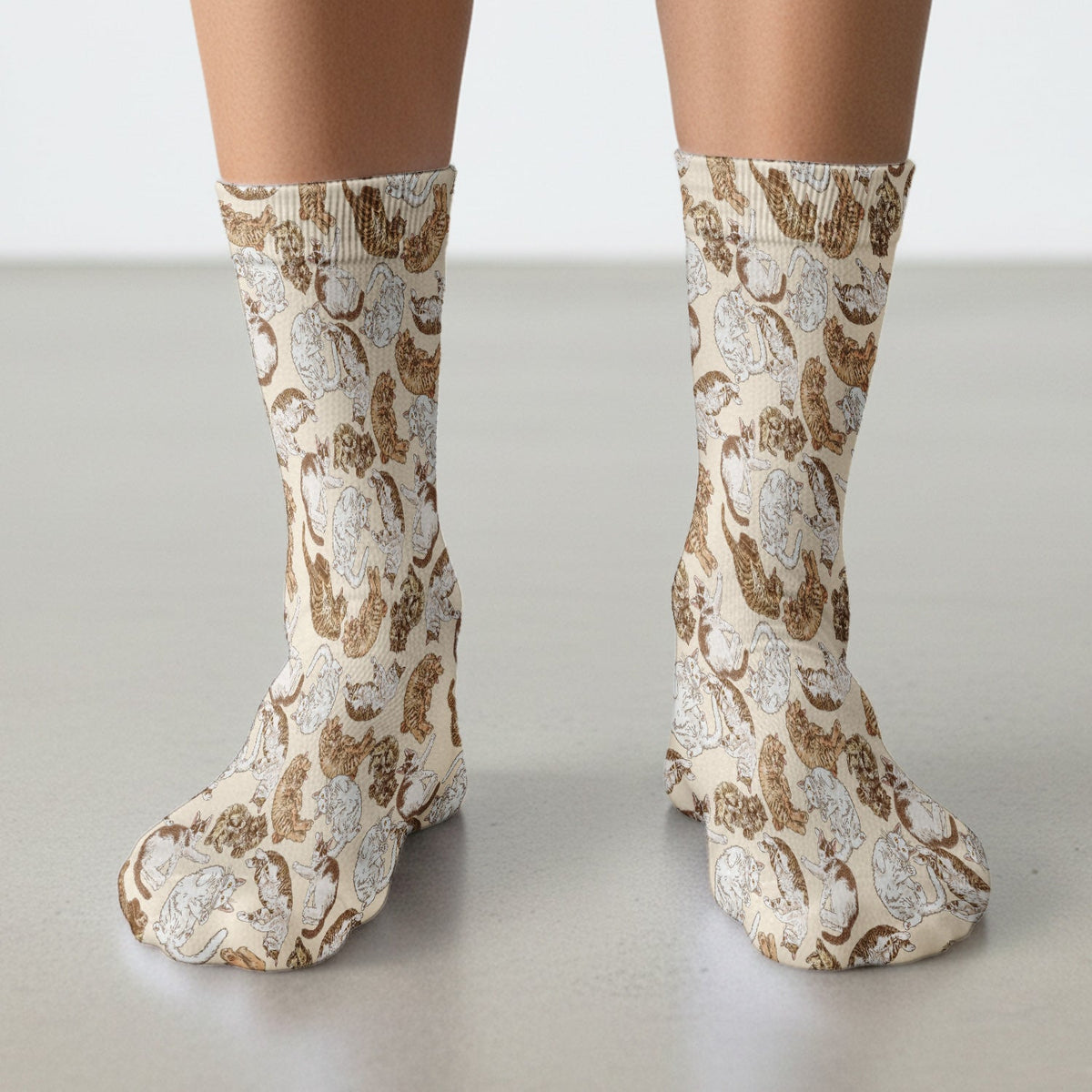 Lazy Cat Nap Nurse Socks
