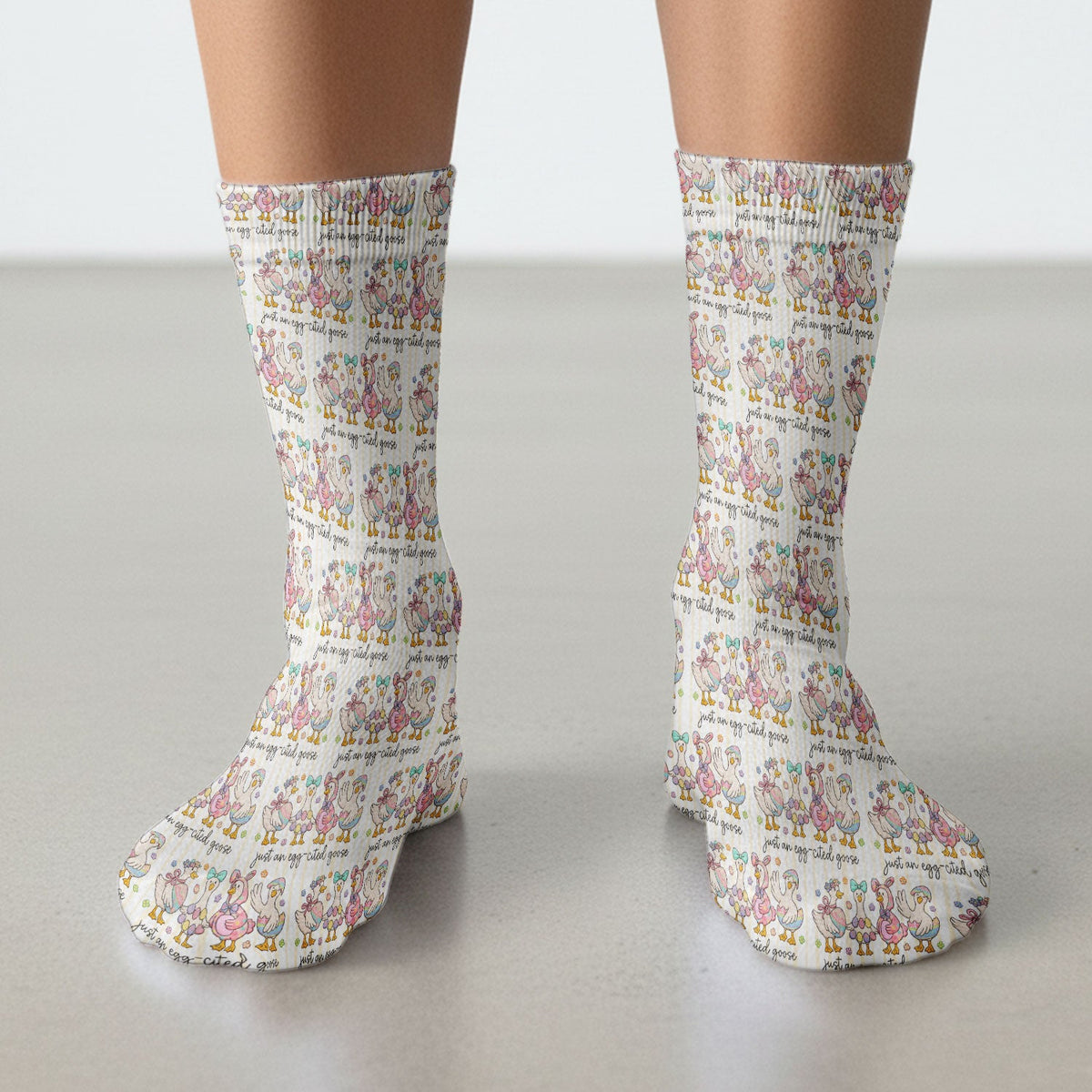 Easter Goose Egg Nurse Socks