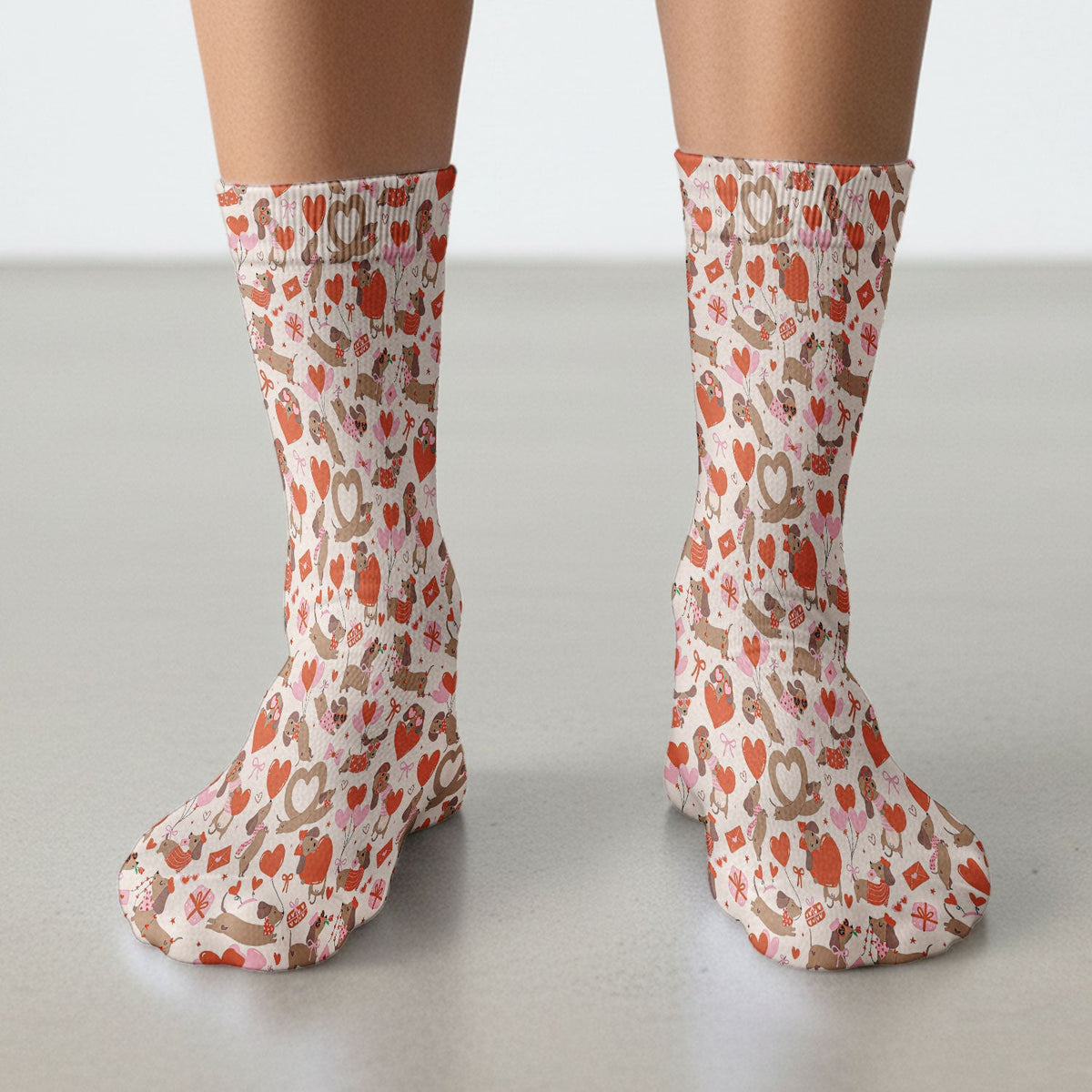 Dachshund Nurse Socks - Valentines Day Gift