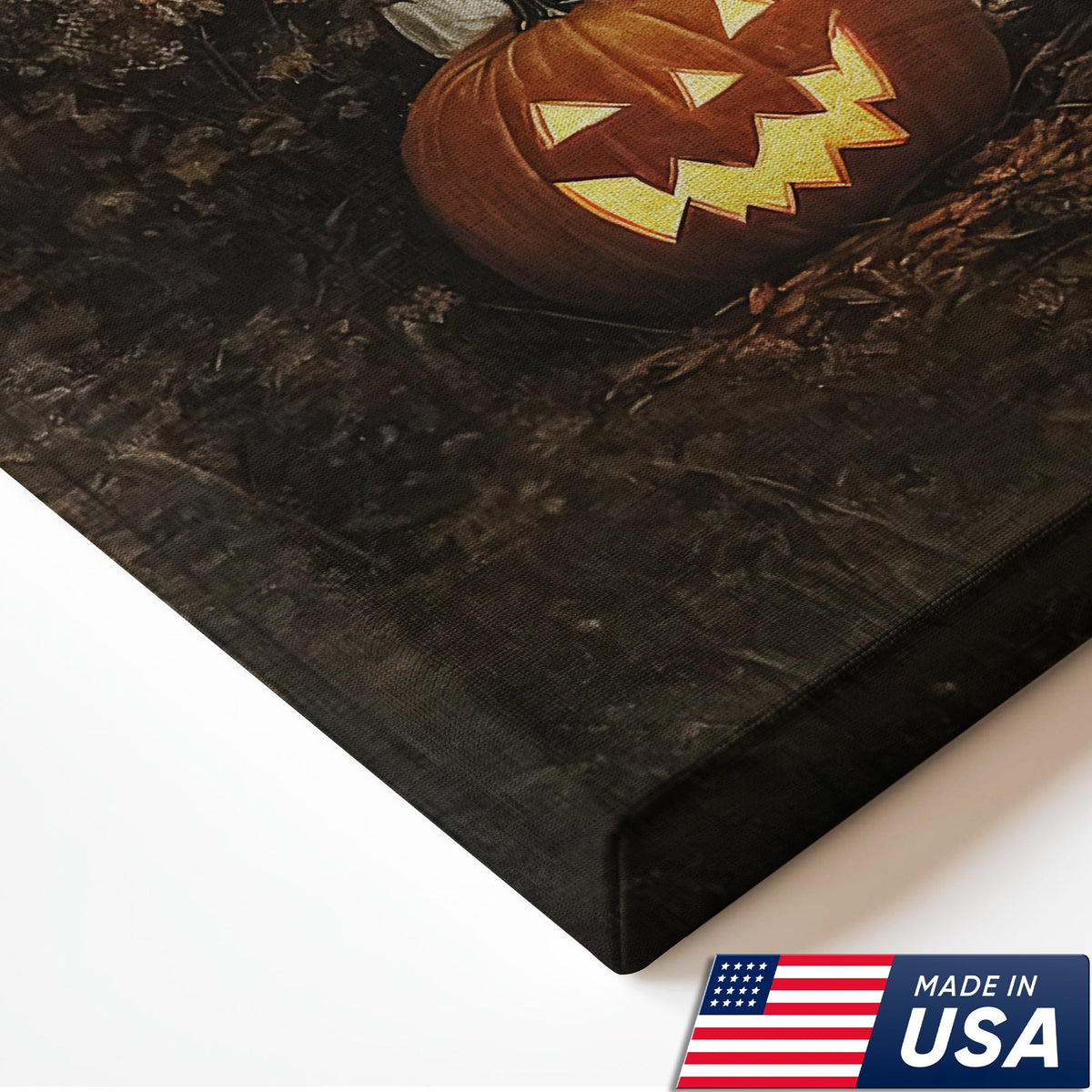 Ghost Pumpkin Black Cat Nurse Canvas - Halloween Gift