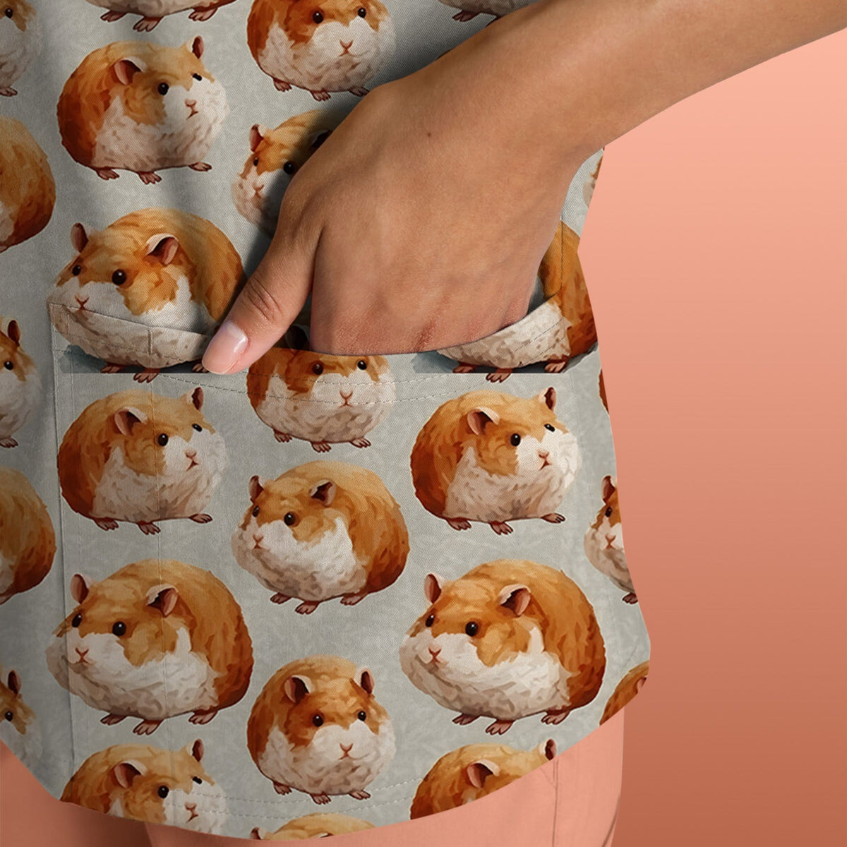 Hamster Nurse Scrub Top