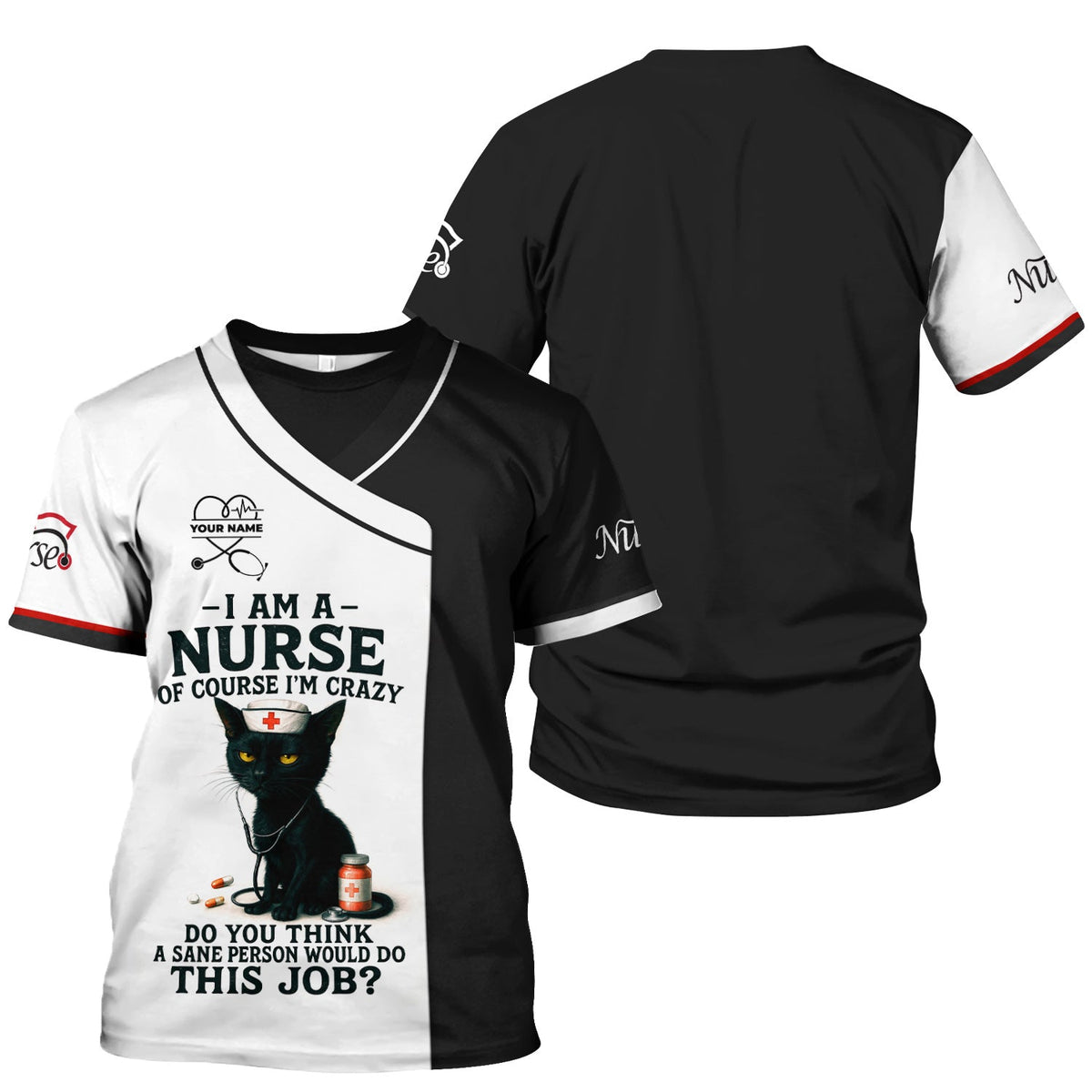 Personalized Funny Nurse Shirt - Gift Idea