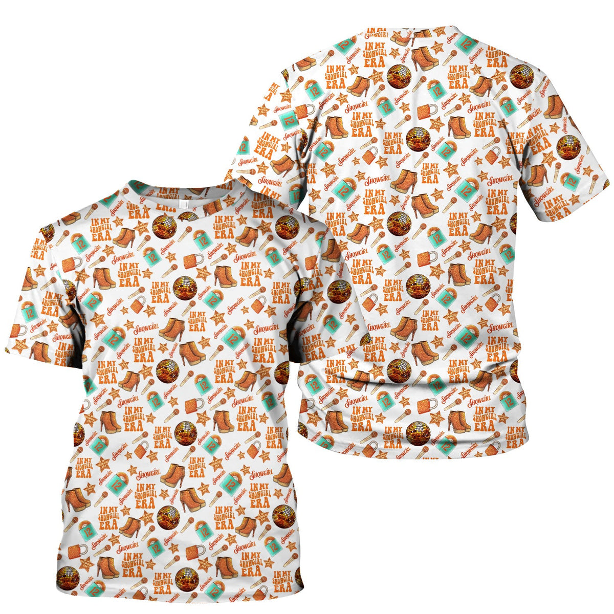 Showgirl Orange Graphic Nurse Shirt
