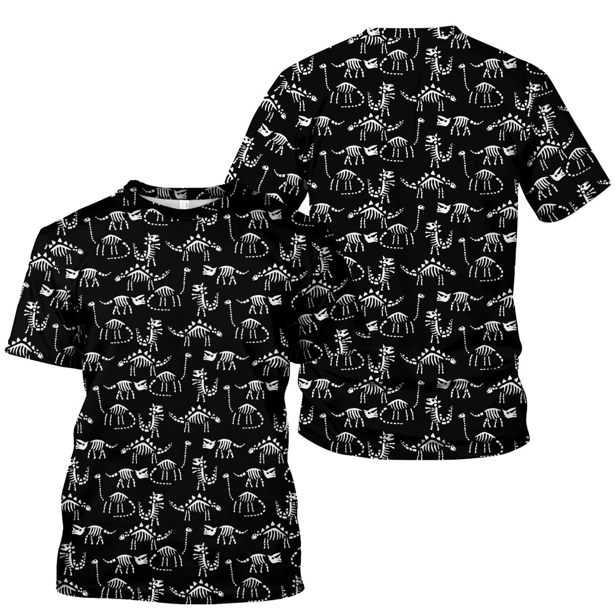 Dinosaur Skeleton Fossil Nurse Scrub Top