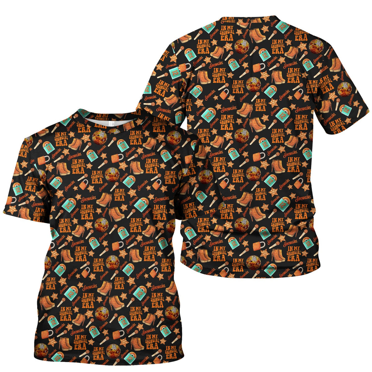 Showgirl Orange Graphic Nurse Shirt