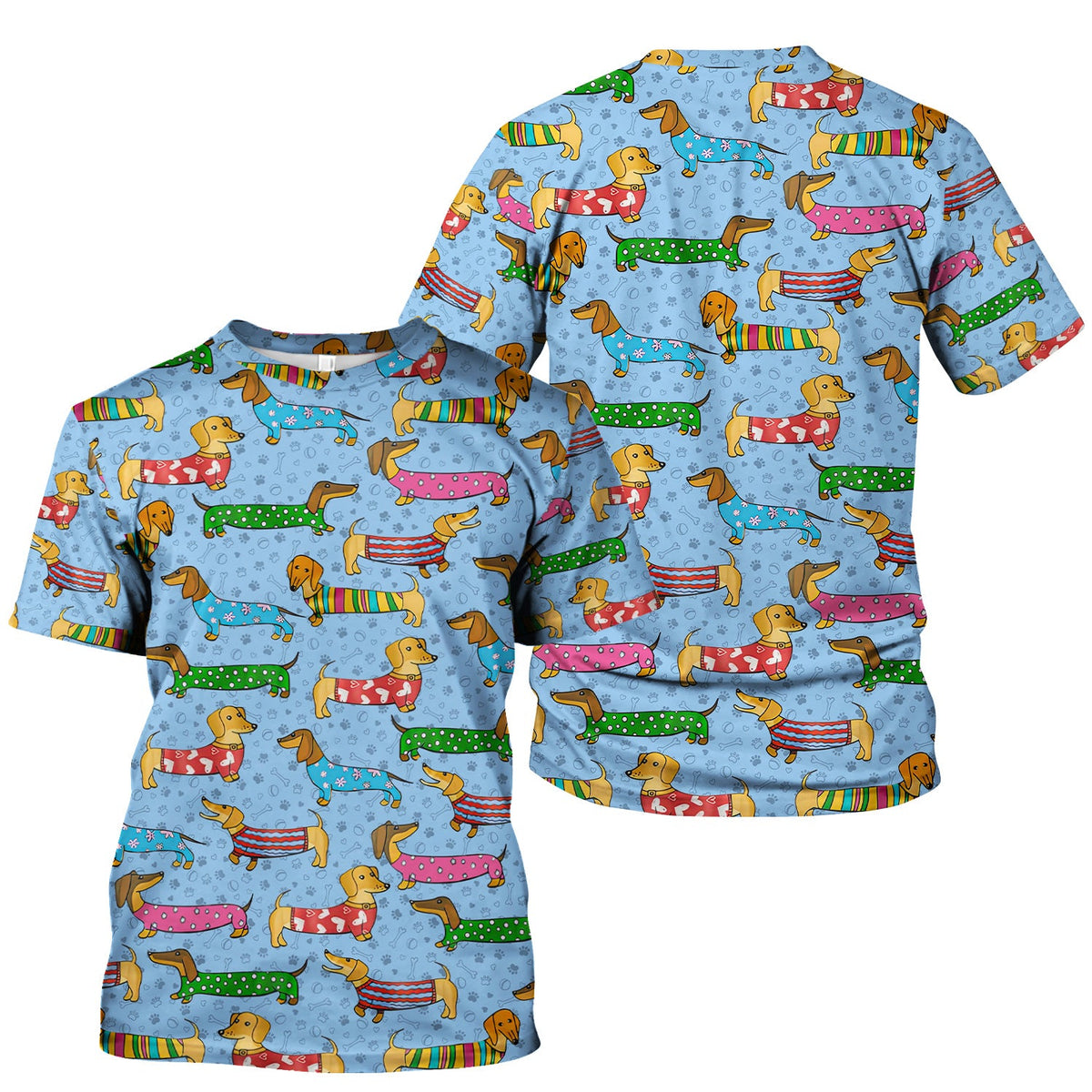 Dachshund Dog Nurse Scrub Top