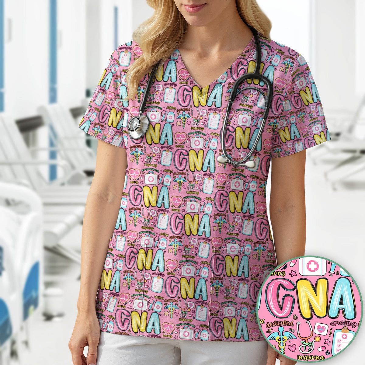 Nurse Appreciation Scrub Top