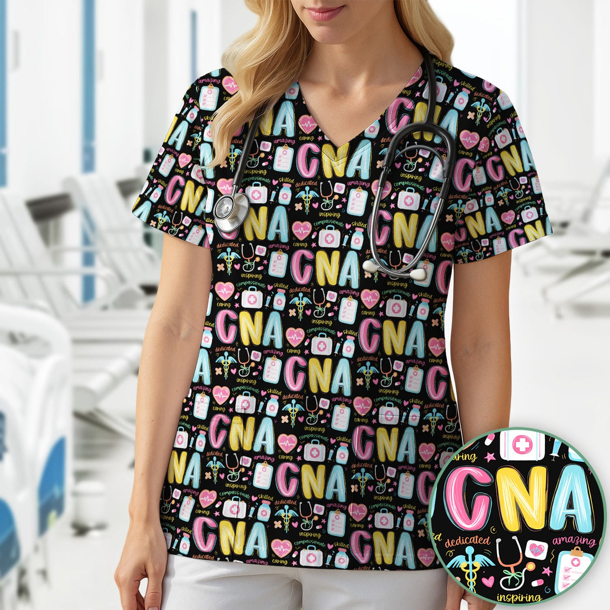 Nurse Appreciation Scrub Top