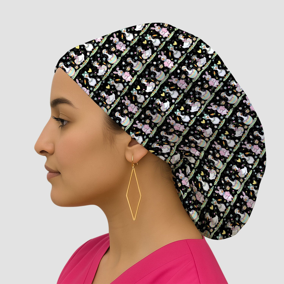Easter Goose Scrub Cap