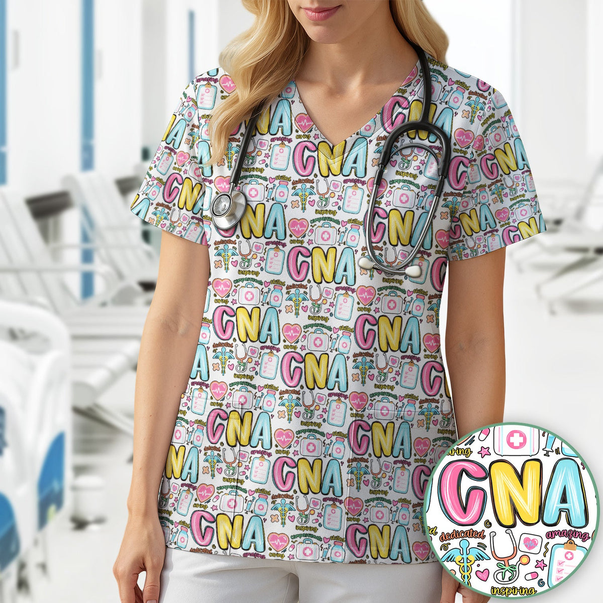 Nurse Appreciation Scrub Top