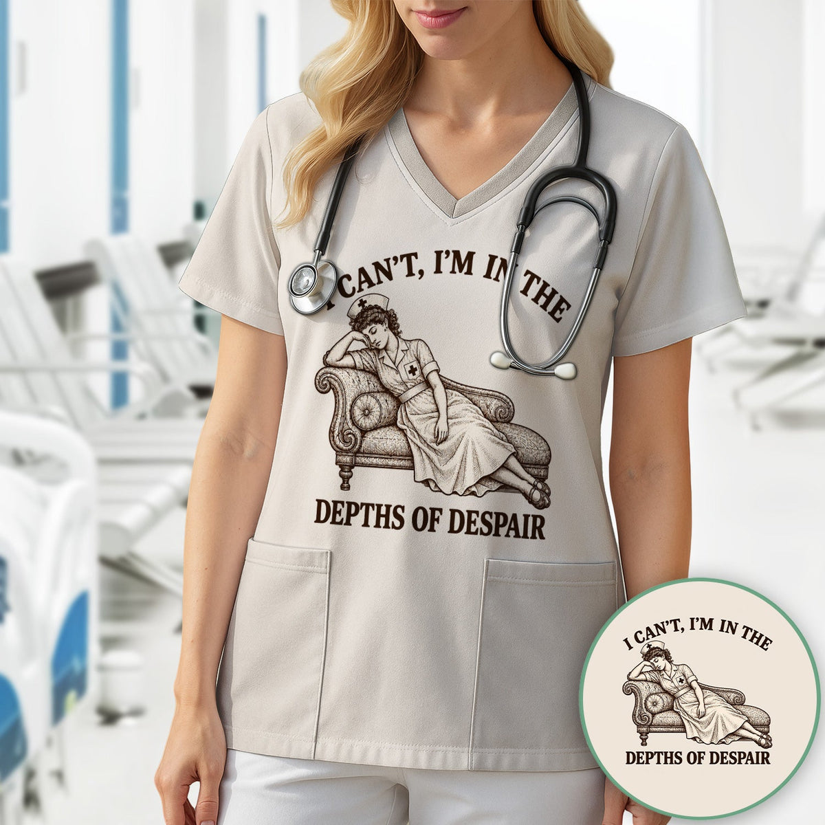 Depths Of Despair Nurse Shirt