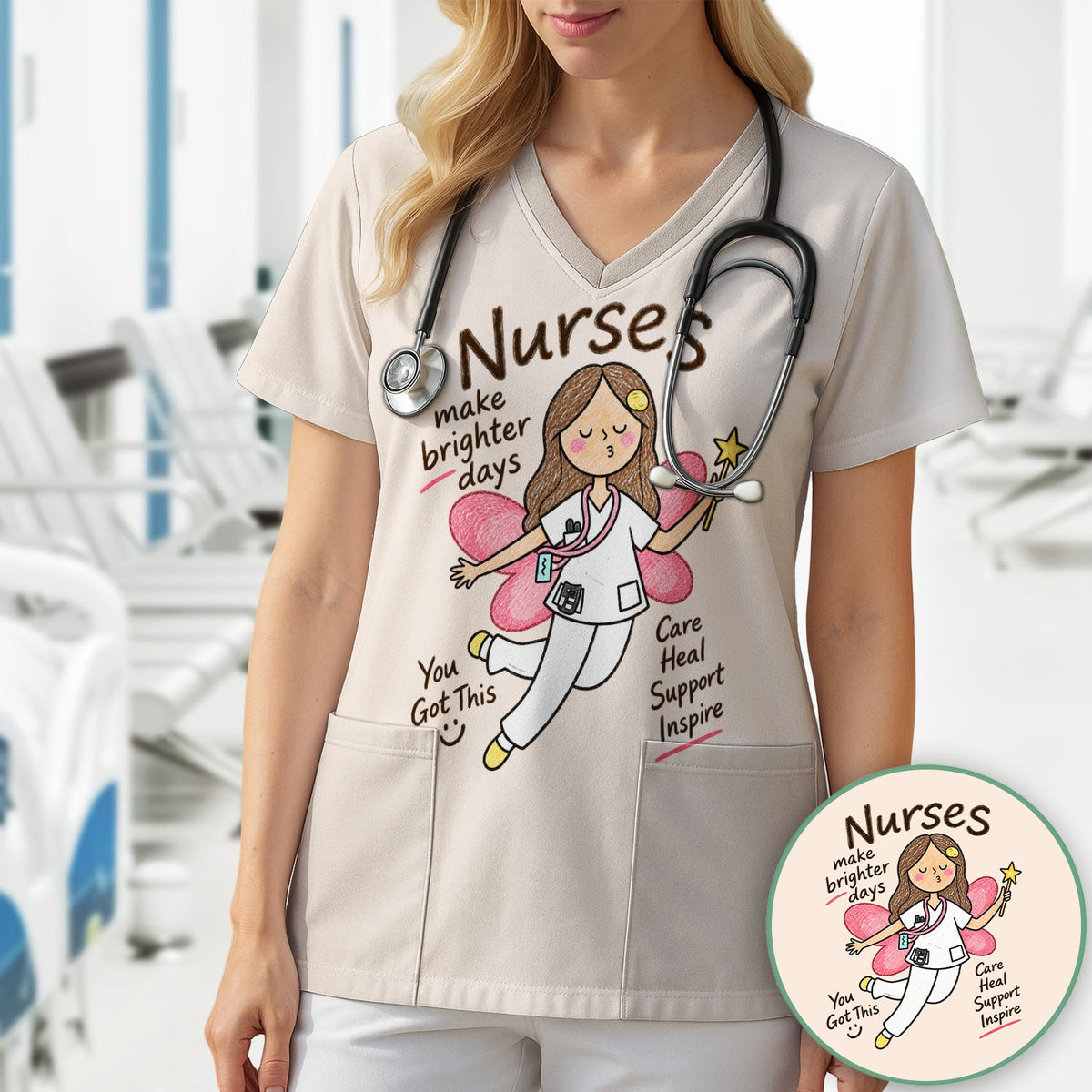 Nurses Make Brighter Days Fairy Shirt