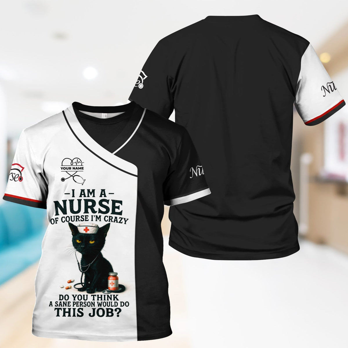 Personalized Funny Nurse Shirt - Gift Idea