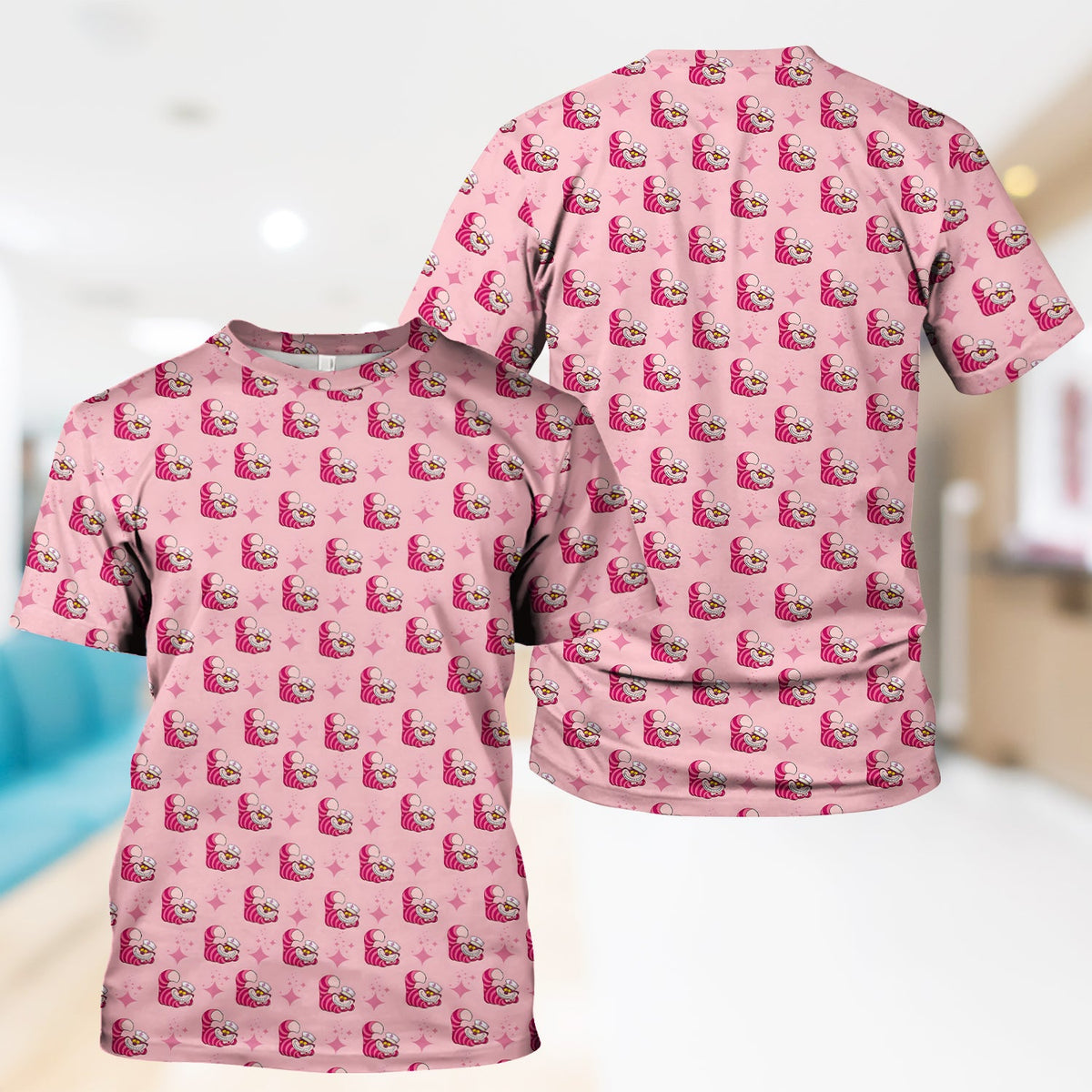 Pink Mouse Nurse Shirt