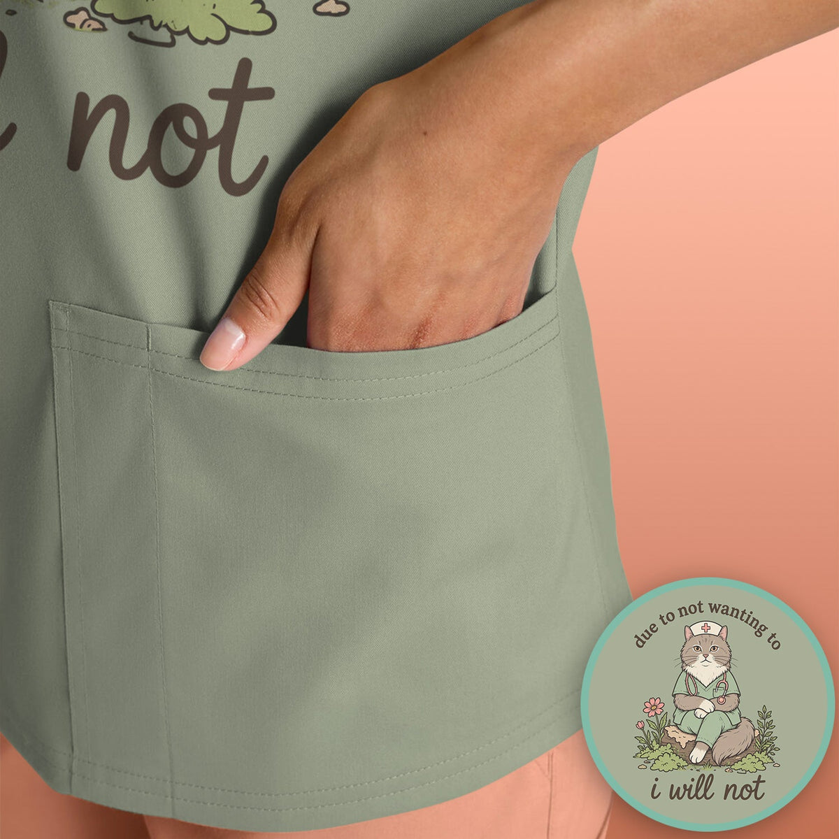 Due to Not Wanting to I Will Not Nurse Shirt