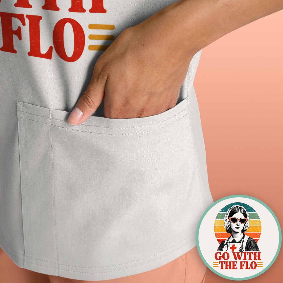 Go With The Flo Nurse Shirt