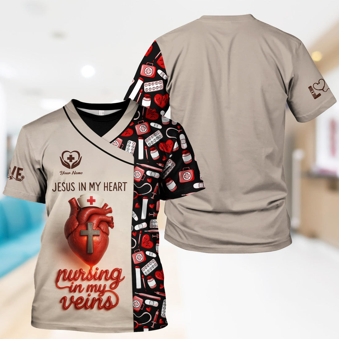 Personalized Medical Saying Nurse Shirt