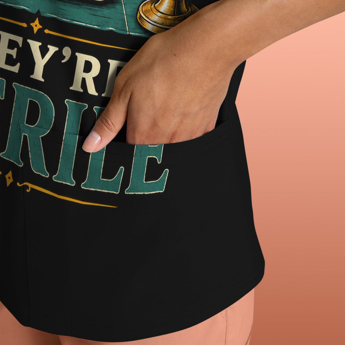 Respect My Sterile Boundaries Nurse Scrub Top