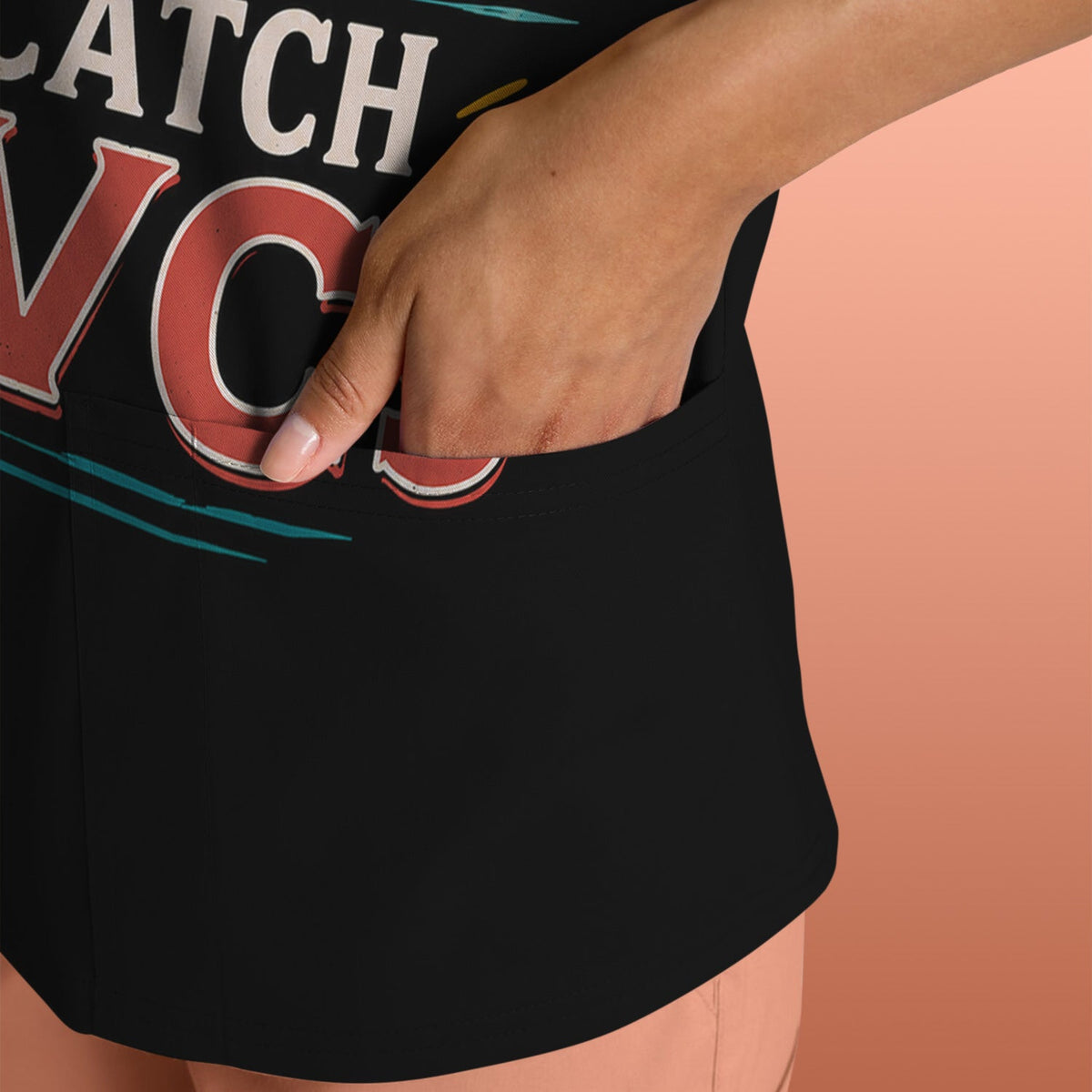I Don't Catch Feelings I Catch PVCs Nurse Scrub Top