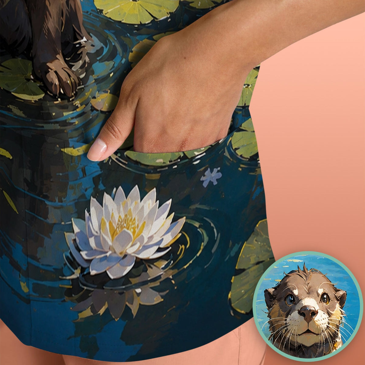 Otter Pond Nurse Scrub Top