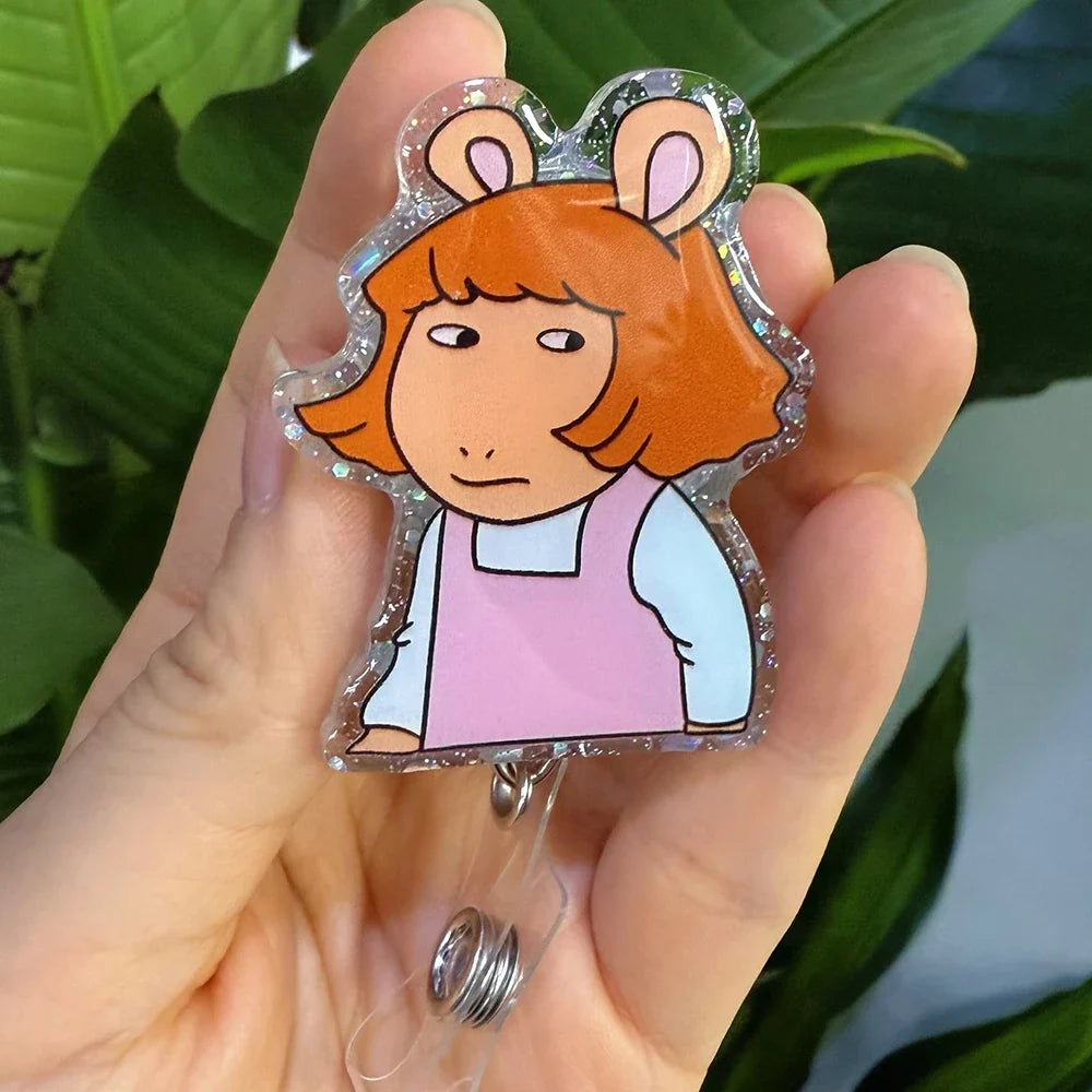 Side Eye Nurse Badge Reel