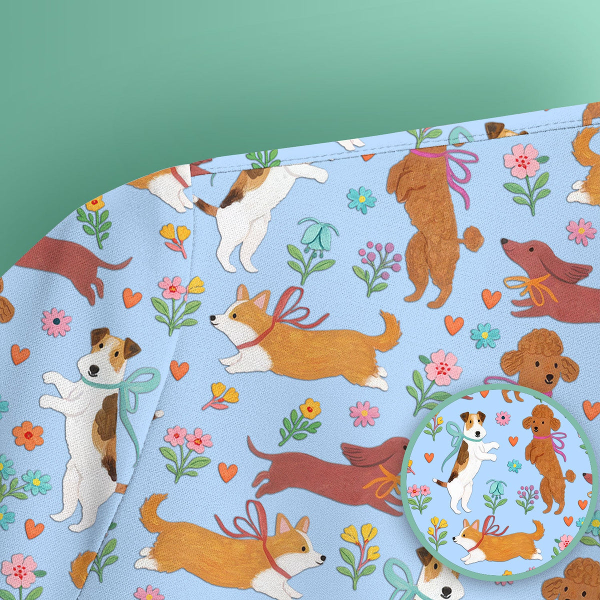 Dog Nurse Scrub Top
