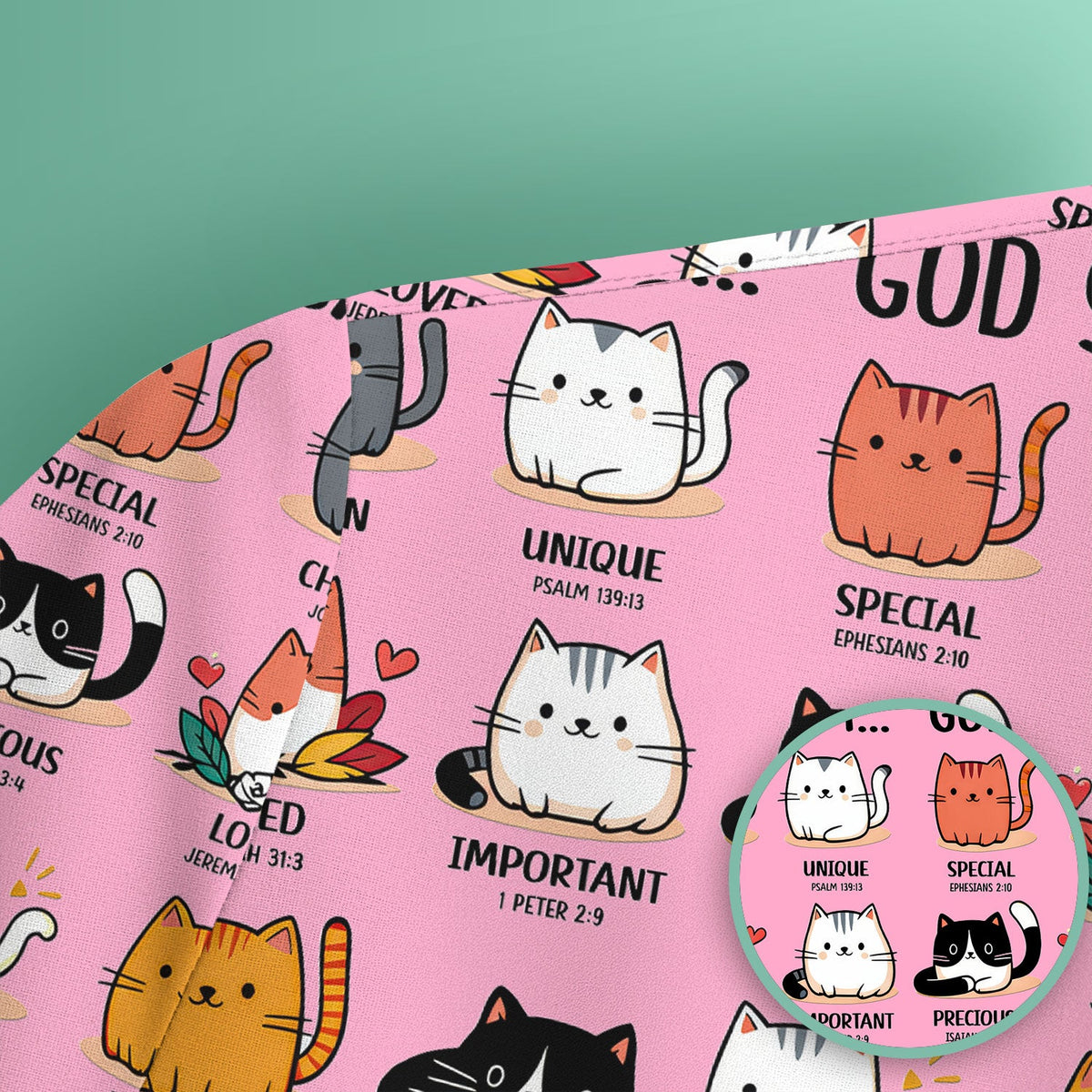 Cat God Says I Am Nurse Scrub Top