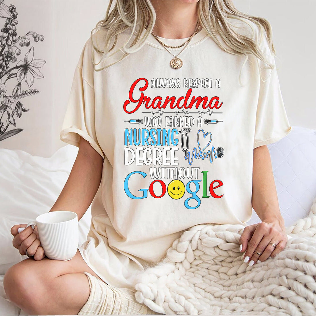 Respect Grandma Nurse Shirt