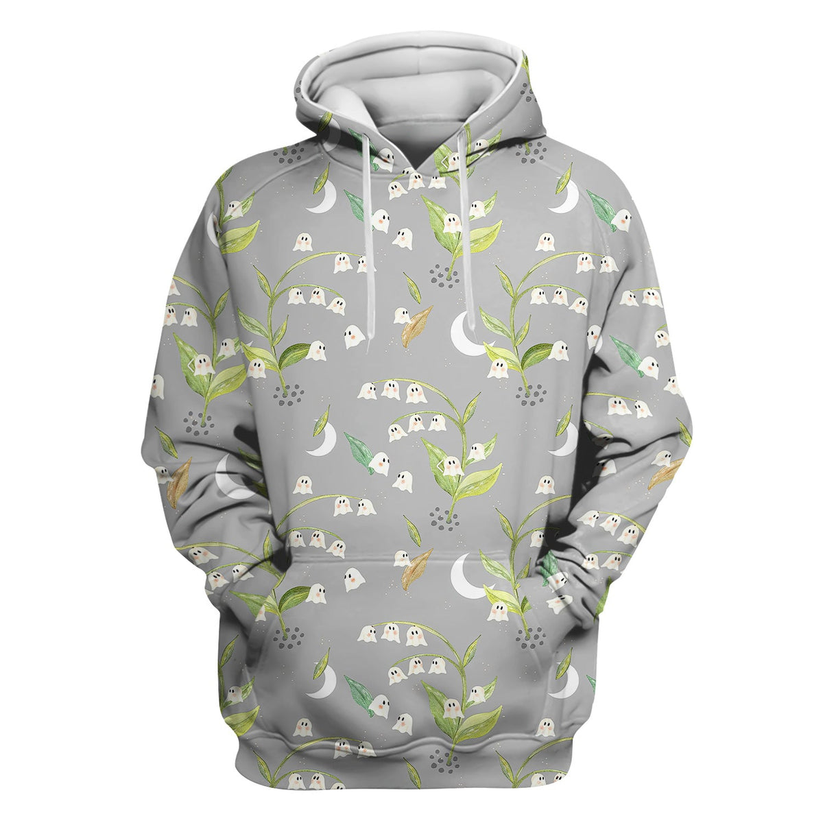 Floral Ghost Lily Nurse Shirt