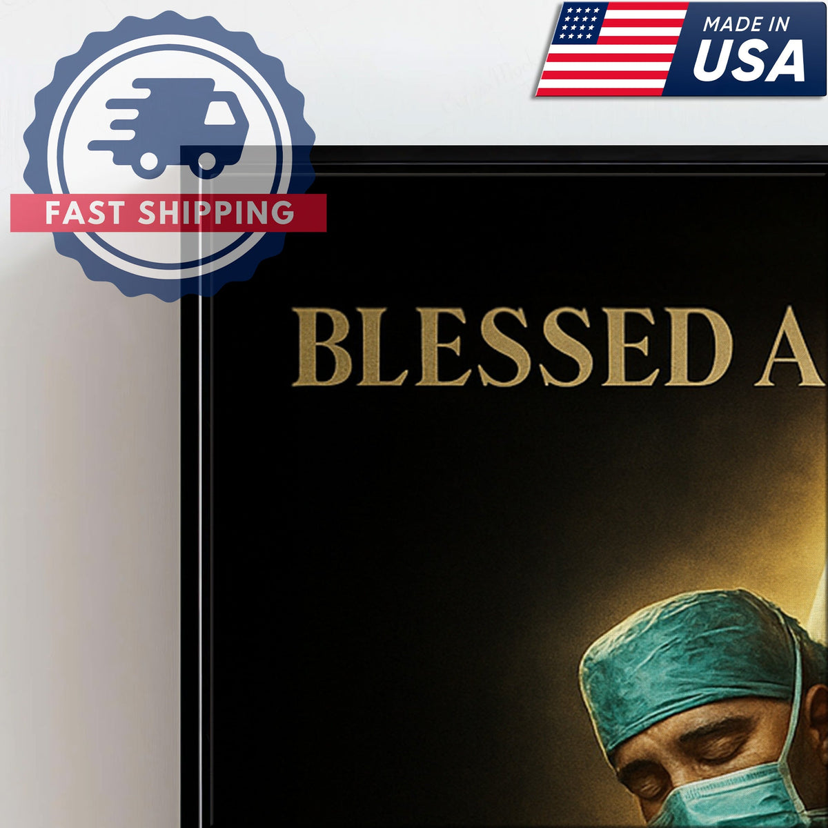 Blessed Are The Nurses Canvas