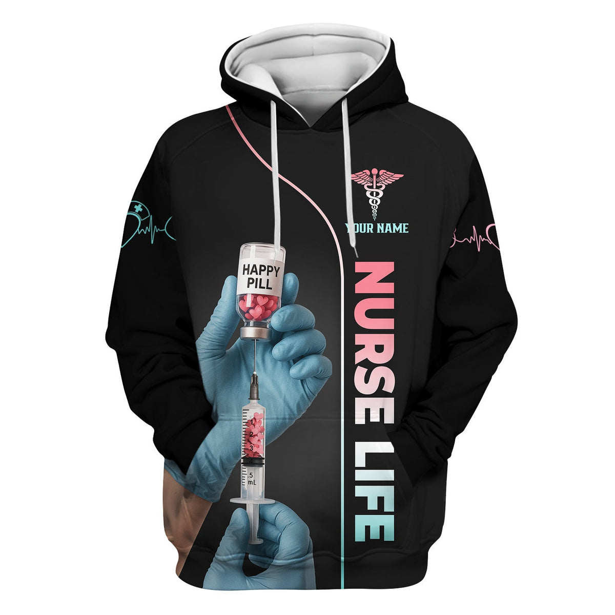 Personalized Happy Pill Nurse Shirt