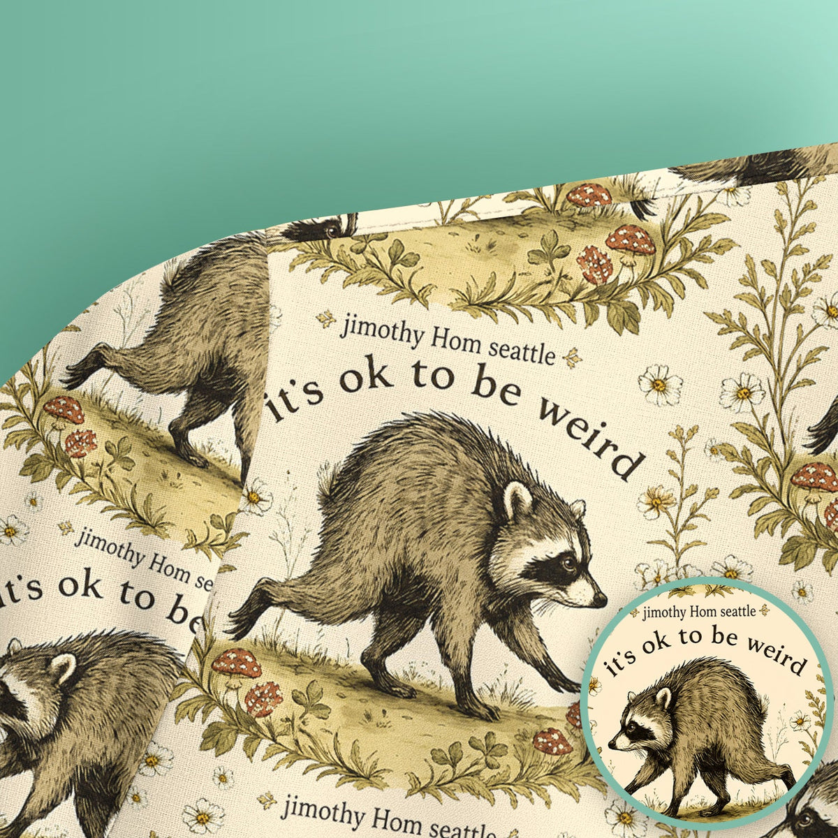 It's OK To Be Weird With Jimothy Scrub Top
