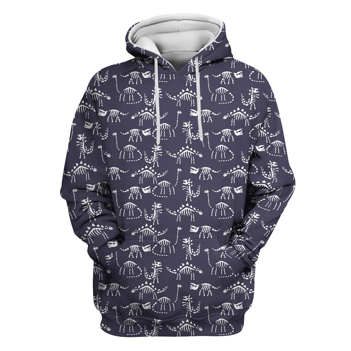 Dinosaur Skeleton Fossil Nurse Scrub Top