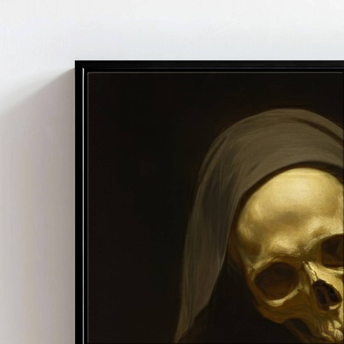 Gothic Grim Reaper Nurse Canvas