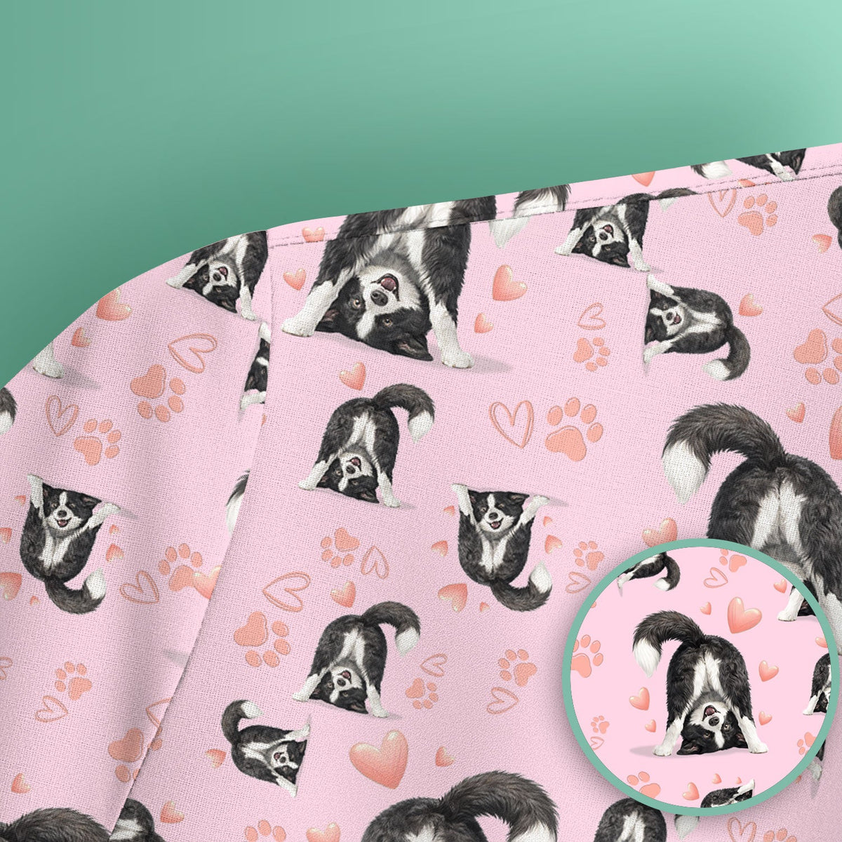 Puppy Heart Nurse Scrub Top