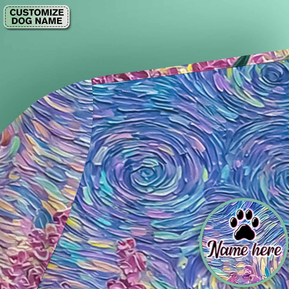 Personalized Starry Sky Cat Nurse Scrub Top