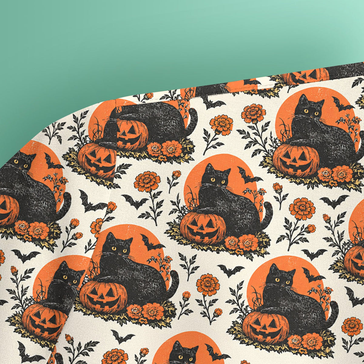 Black Cat Energy Nurse Scrub Top - Halloween Gift