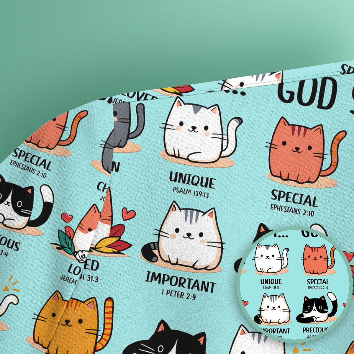 Cat God Says I Am Nurse Scrub Top