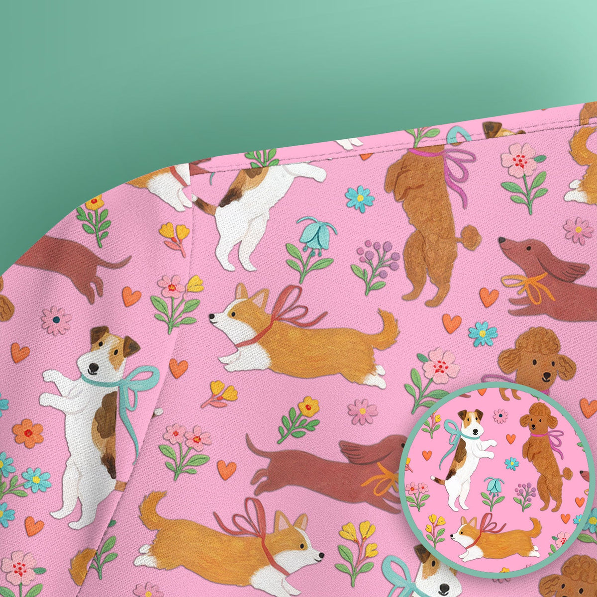 Dog Nurse Scrub Top