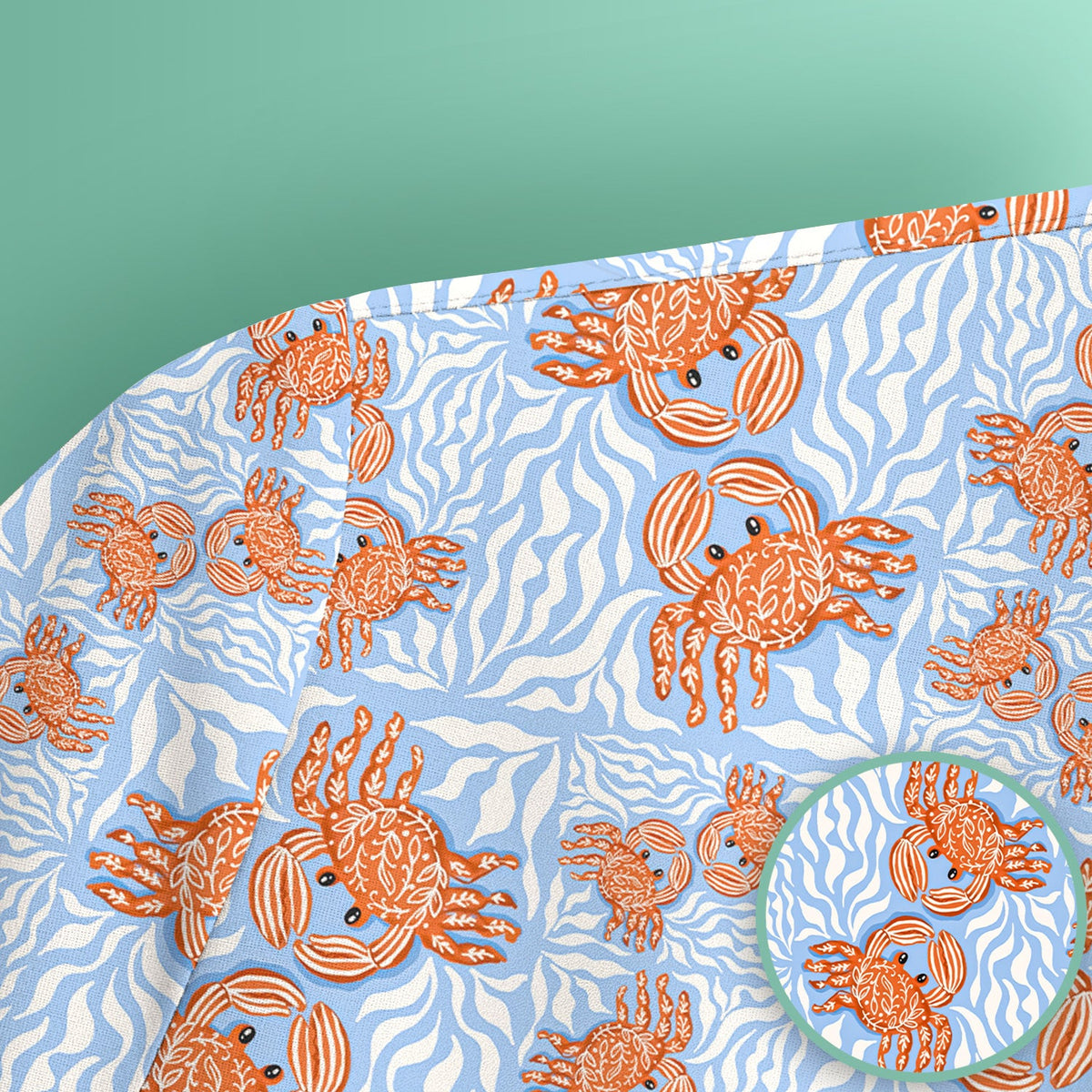 Coastal Crab Nurse Scrub Top