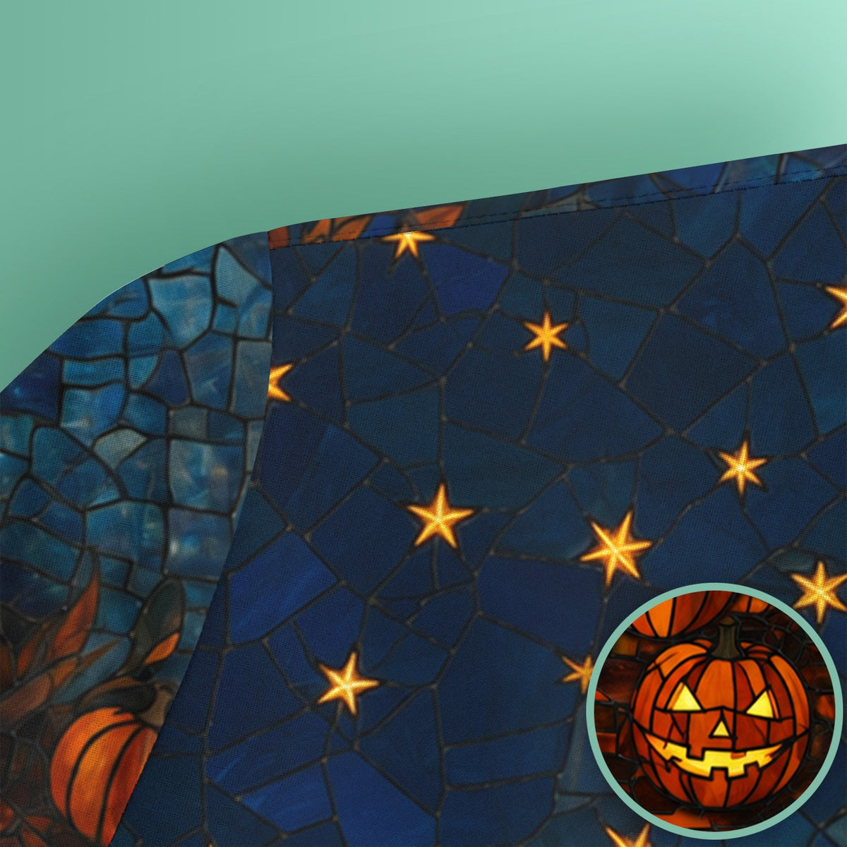 Skeleton Pumpkin Patch Nurse Scrub Top - Halloween Gift