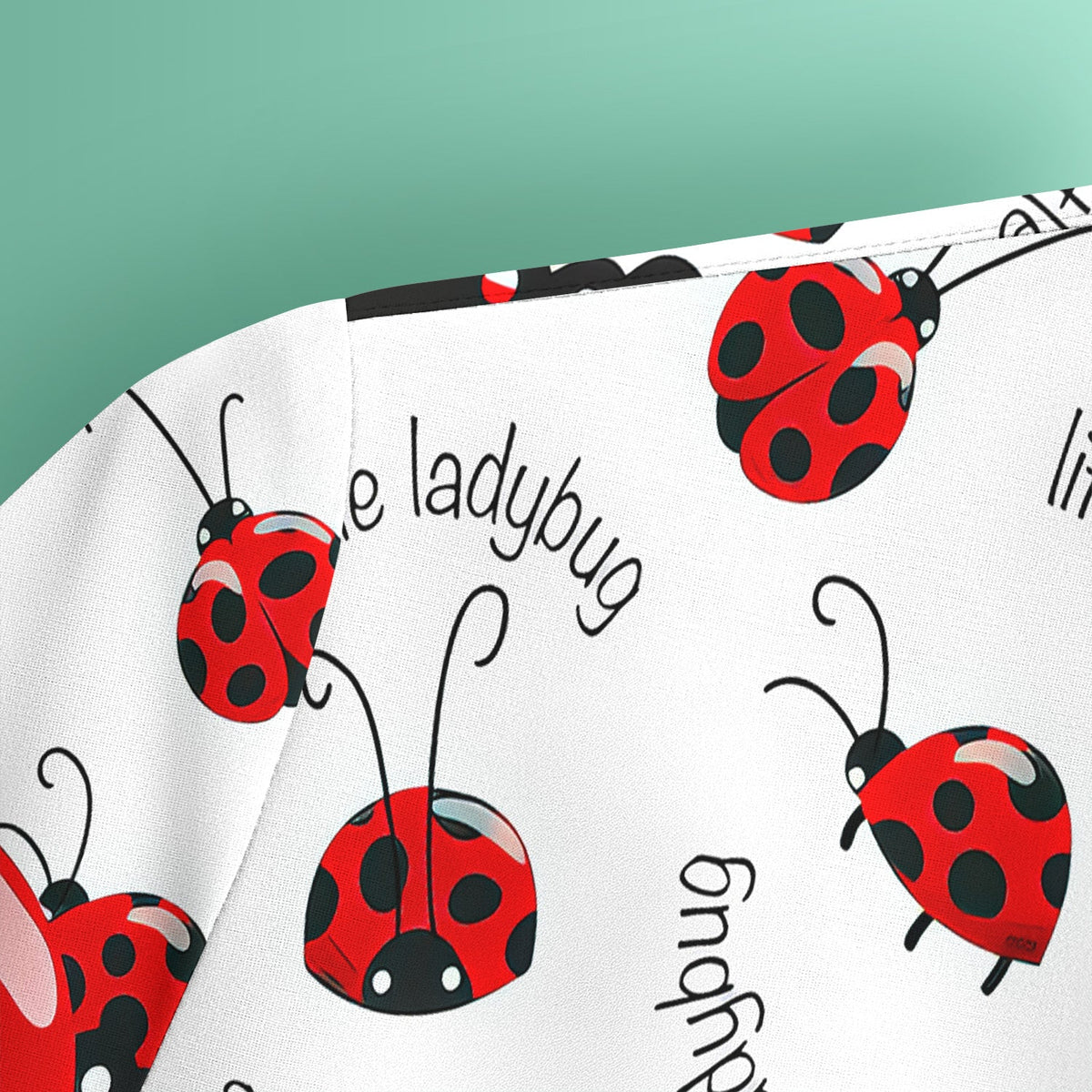 Little Ladybug Polka Dot Nurse Scrub Top