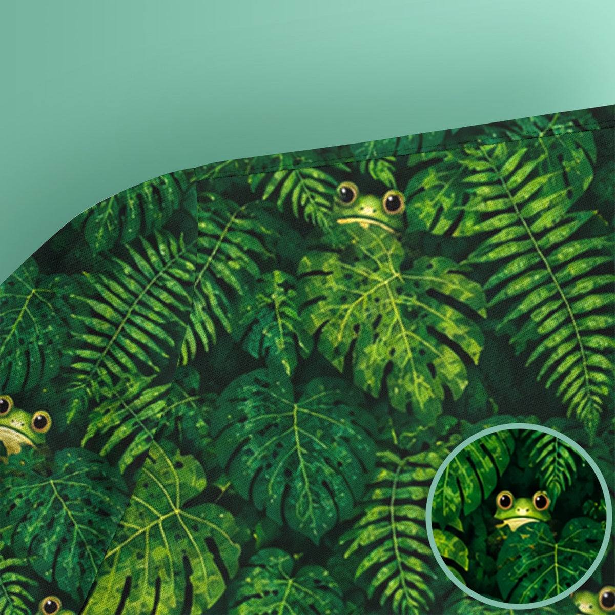 Hidden Frog Jungle Nurse Scrub Top