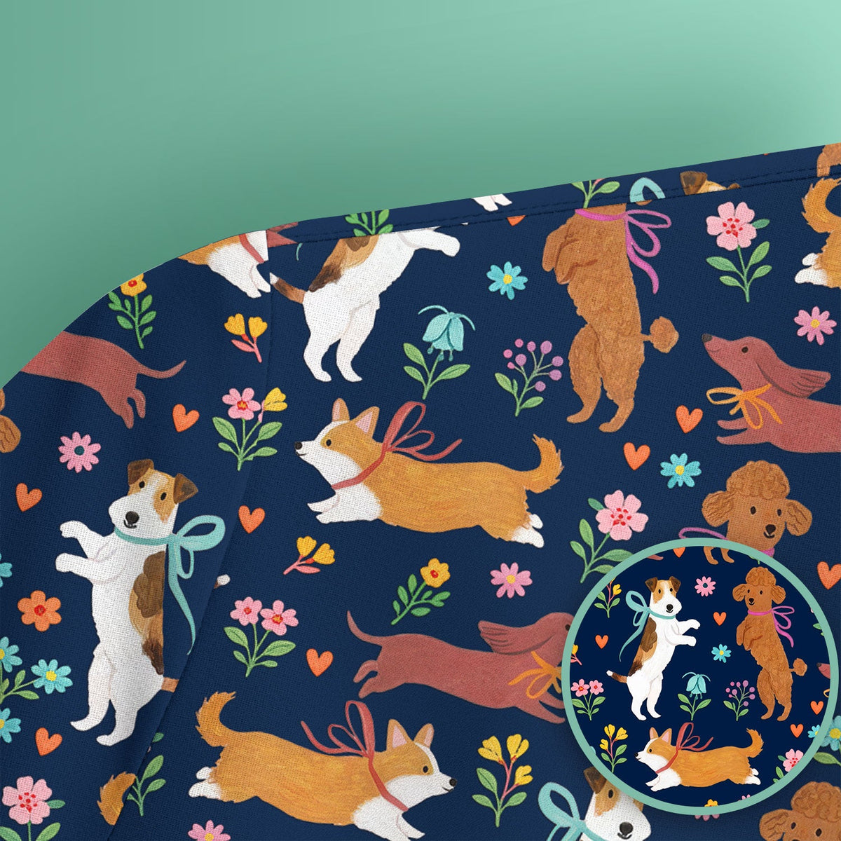 Dog Nurse Scrub Top