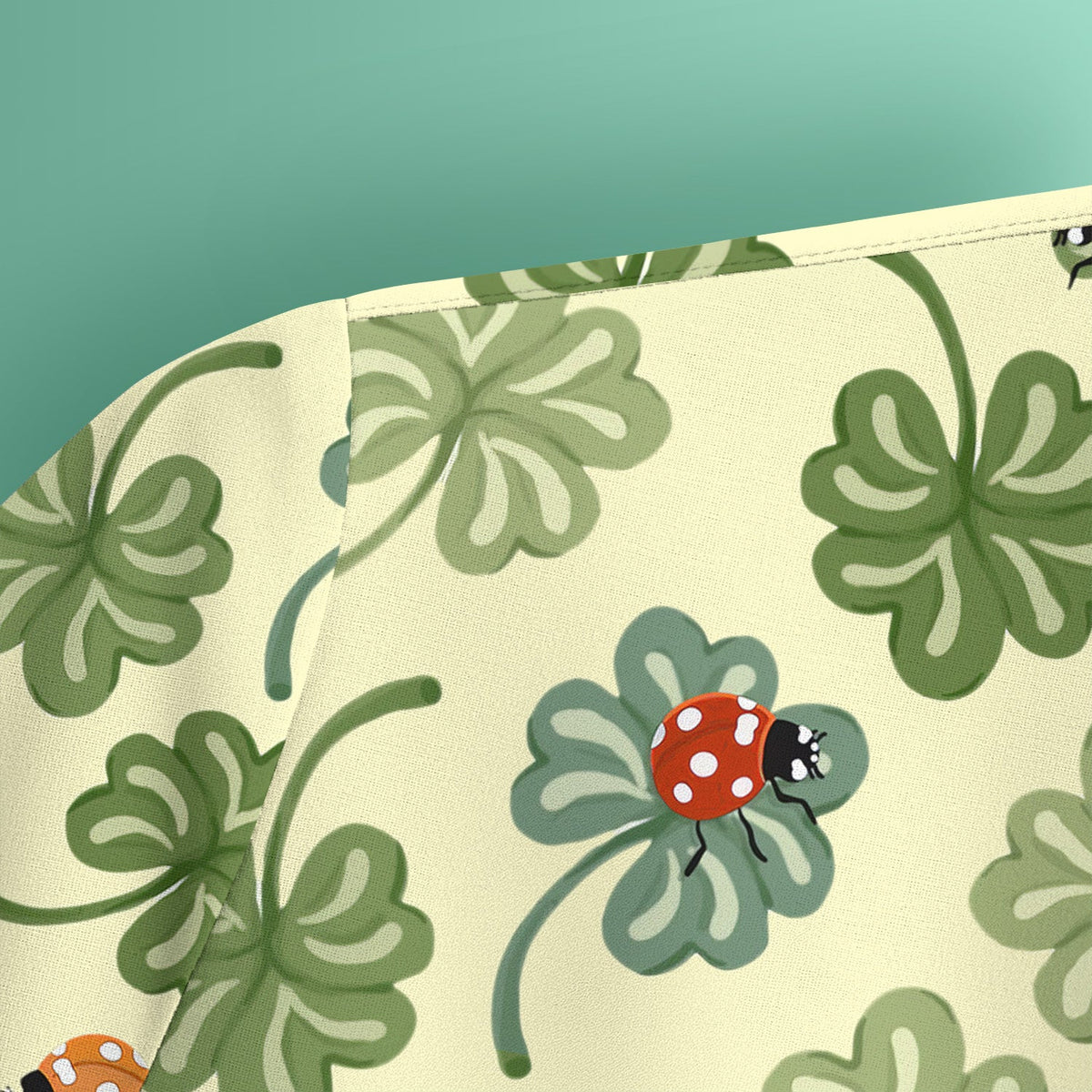 Clover And Ladybug Lucky Garden Nurse Scrub Top